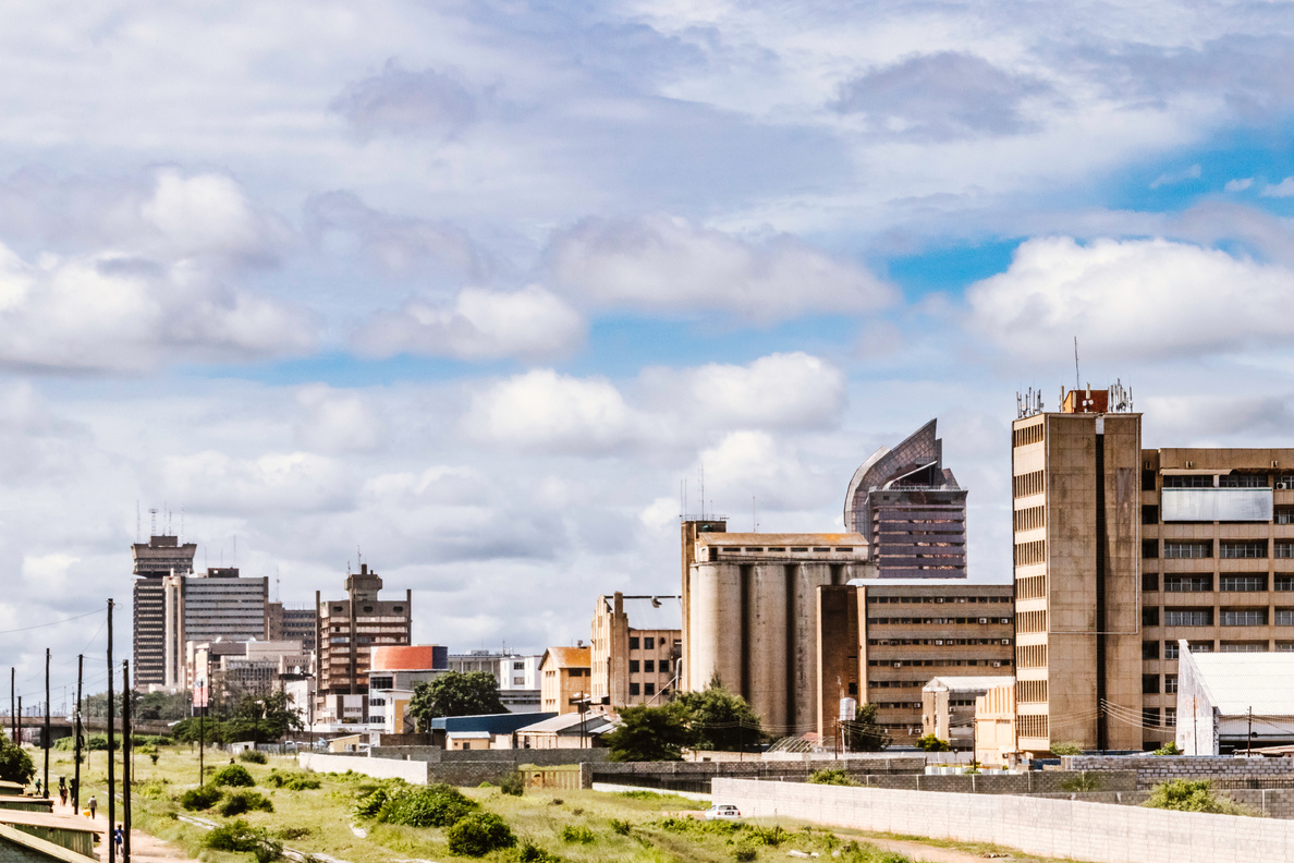 Skyline of Lusaka, Zambia